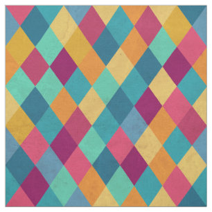 Circus Multicolor Rhombuses Fabric