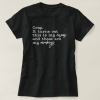 Circus Mum Life Funny Parenting Chaos T-shirt