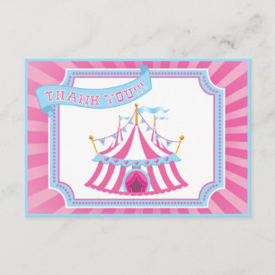 Circus or Carnival - Thank You Cards
