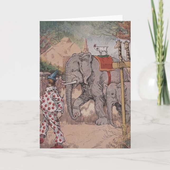 "Circus Parade" Greeting Card (Front)