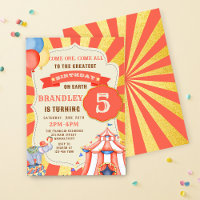 Circus Party Animals Carnival Party Birthday