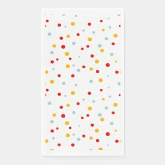 Circus Party Colourful Balls Kids Birthday Napkin