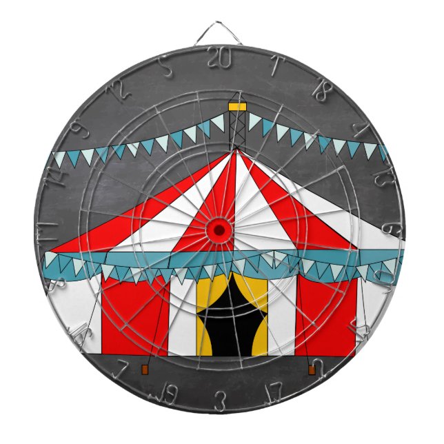 Circus Party Gifts Dartboard (Front)