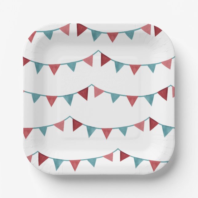 Circus Party Plates | Carnival Paper Plates (Front)
