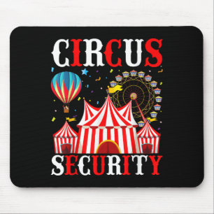 Circus Party Tee Circus Security Costume For Men W Mouse Mat