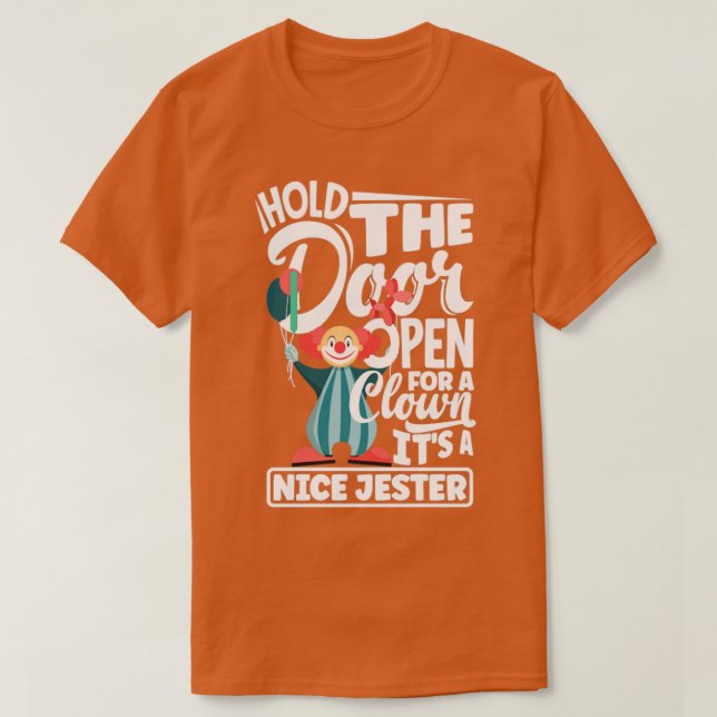 Circus Performer Clown T-Shirt (Design Front)