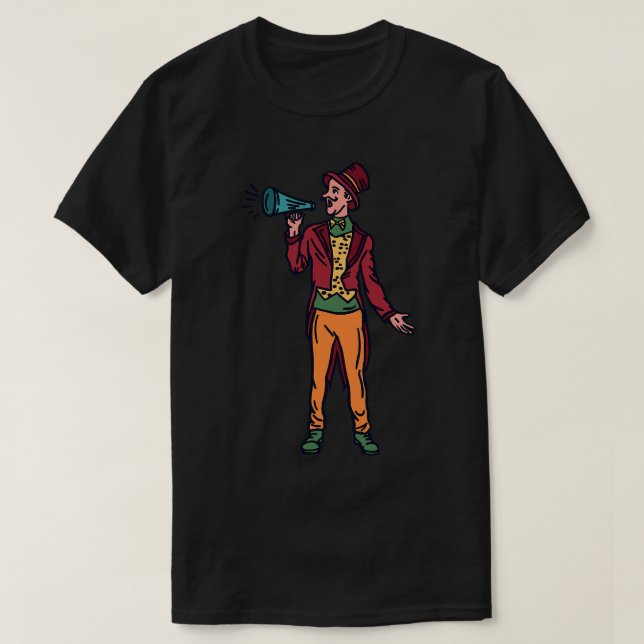 Circus Performer Ring Leader T-Shirt (Design Front)