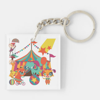 Circus Performers Key Ring