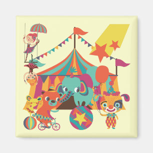 Circus Performers Magnet