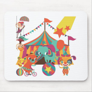 Circus Performers Mouse Mat