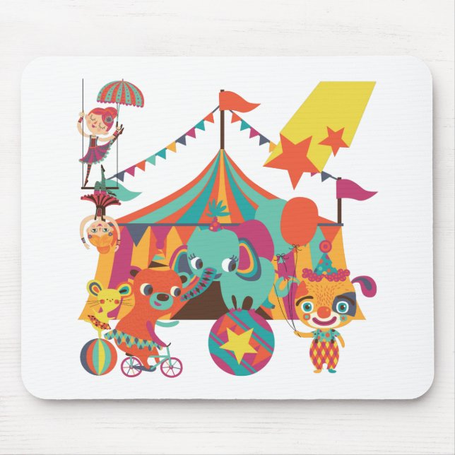 Circus Performers Mouse Mat (Front)