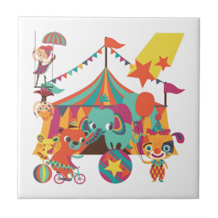 Circus Performers Tile