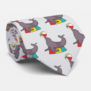 Circus Performing Seal Tie