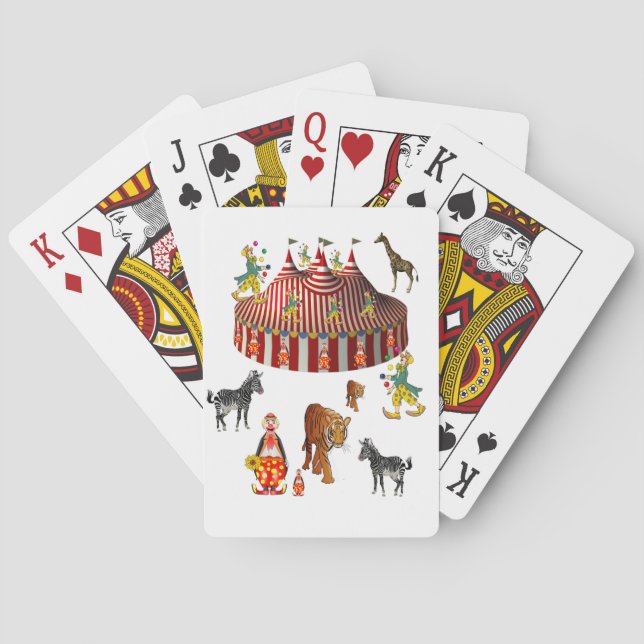 Circus Playing Card Deck (Back)