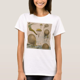 Circus Poster Of An Aerial Balloon Performance T-Shirt