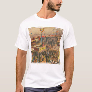 Circus Poster Of Animals On Exhibit In A Tent T-Shirt
