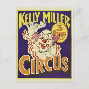 Circus Poster Postcard