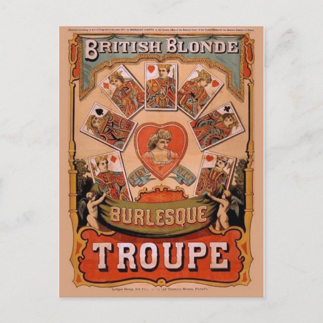 Circus Poster Postcard (Front)