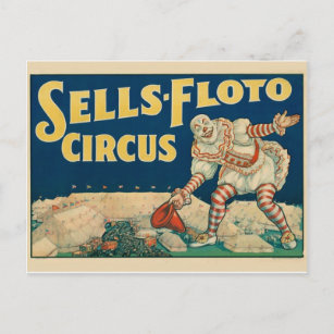 Circus Poster Postcard