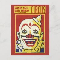 Circus Poster Postcard