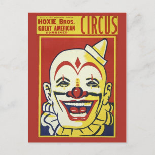 Circus Poster Postcard