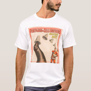 Circus Poster Showing A Sea Lion Catching Hats T-Shirt