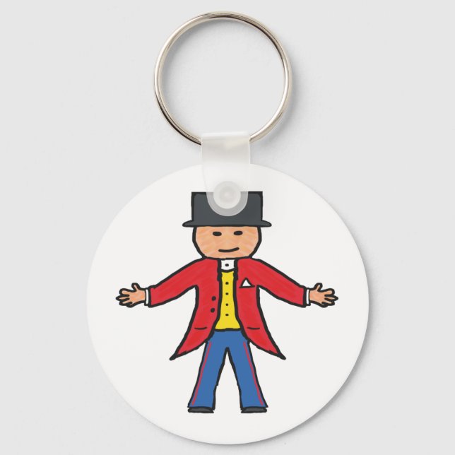 Circus Ringmaster Key Ring (Front)