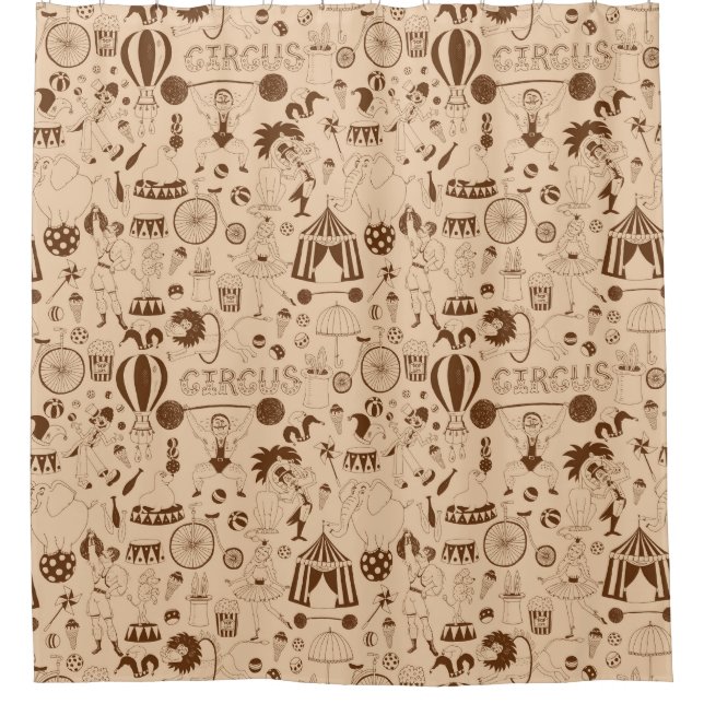 Circus Shower Curtain (Front)