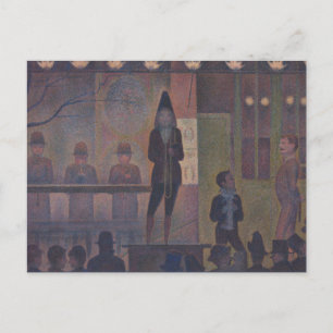 Circus Sideshow by Georges Seurat Postcard