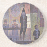 Circus Sideshow by Georges Seurat, Vintage Art