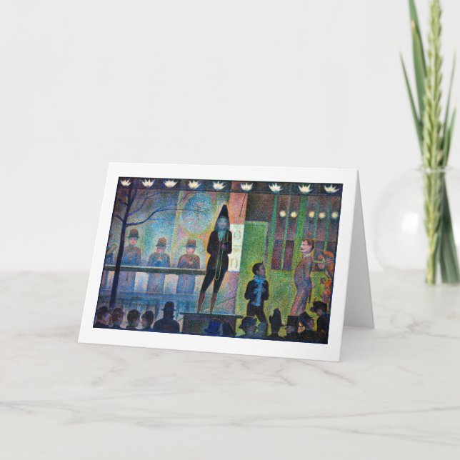 Circus Sideshow, Seurat Card (Front)