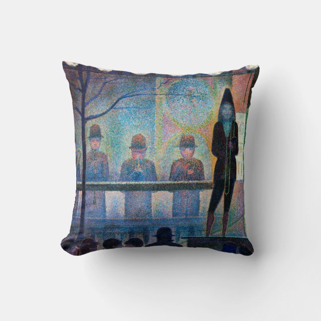 Circus Sideshow, Seurat Cushion (Front)