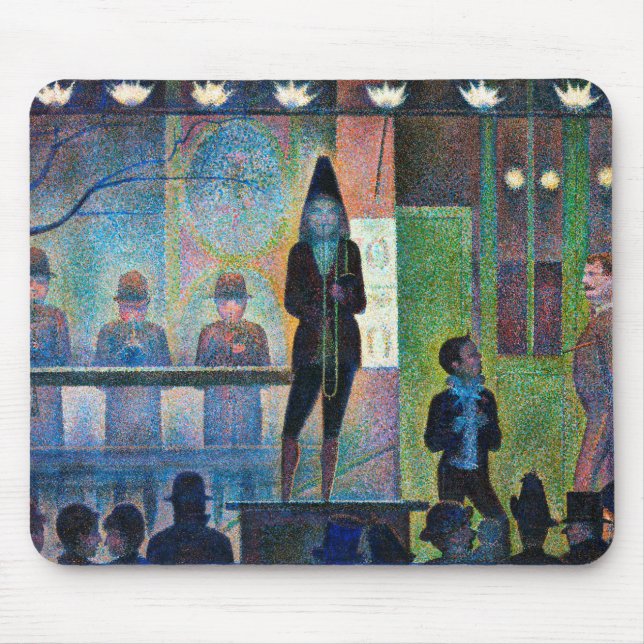 Circus Sideshow, Seurat Mouse Mat (Front)