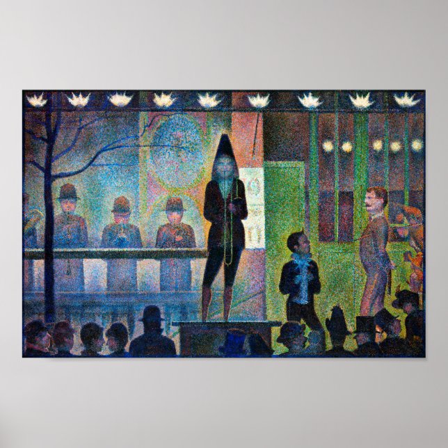Circus Sideshow, Seurat Poster (Front)