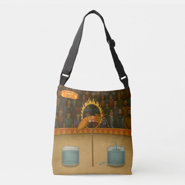 Circus squid crossbody bag (Front)
