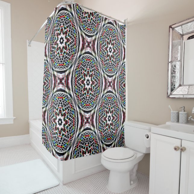 Circus Stars...... Shower Curtain (In Situ)