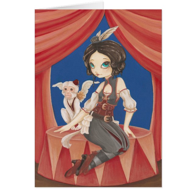 Circus - steampunk fantasy circus monkey (Front)