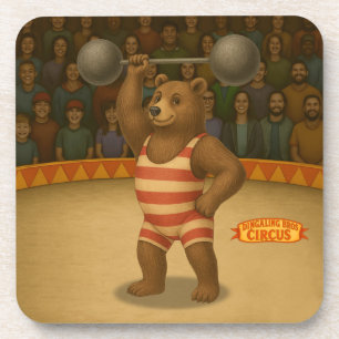 Circus strong-bear coaster