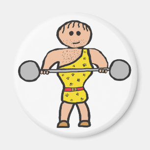 Circus Strongman Magnet