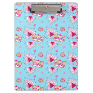 Circus Tent Ball Yellow Stars Vintage Entertainmen Clipboard