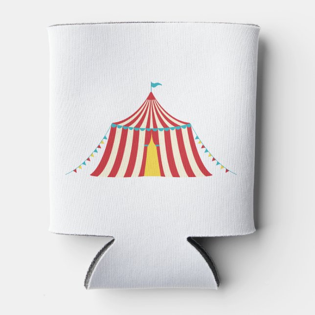 Circus Tent Can Cooler (Front)