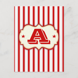 Circus Tent Carnival Make Your Own Custom Banner Postcard