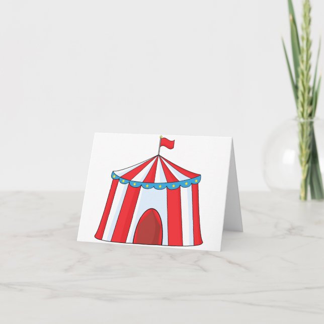 Circus Tent Note Cards (Front)