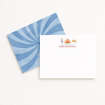 Circus Tent Nursery Note Card