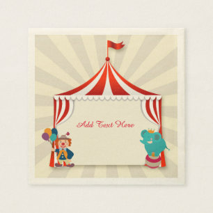 Circus Tent, Performers Napkin