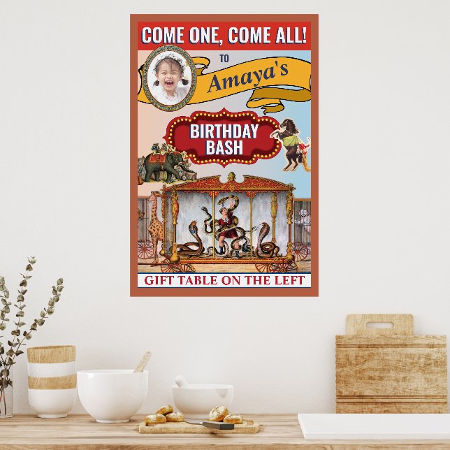 Circus Theme Poster (Kitchen)