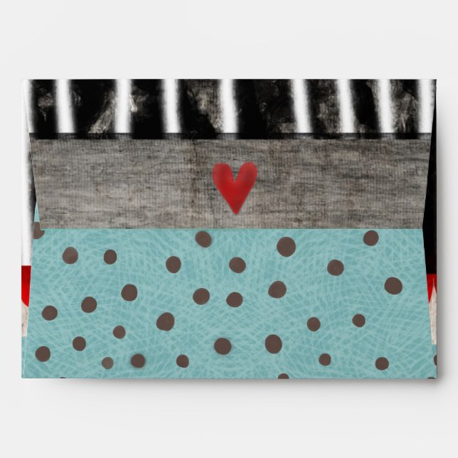 Circus Vintage Envelope (Back (Top Flap))