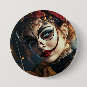 Circus Woman 7.5 Cm Round Badge