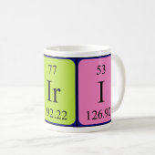 Ciri periodic table name mug (Front Right)