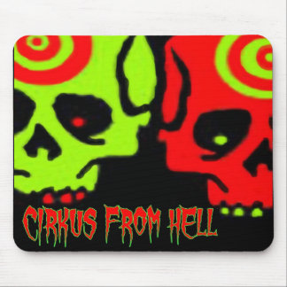 CIRKUS FROM HELL SKULL MOUSE PAD